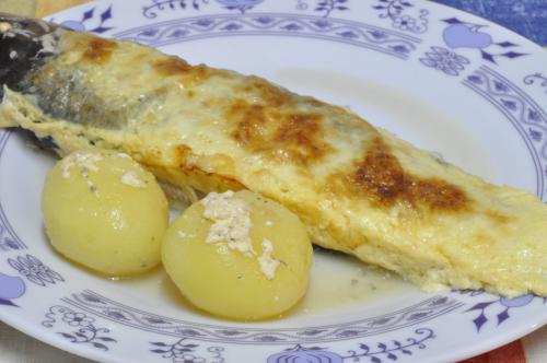 Pstruh zapečený se sýrem  – Snadné Česko recept, zvládnete za 30 - 45 minut